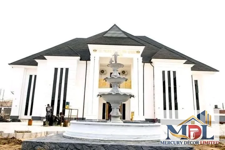 Exterior view identified as part of Rivers State Government projects at Eze Oha Apara, Rumuigbo Palace, Port Harcourt.